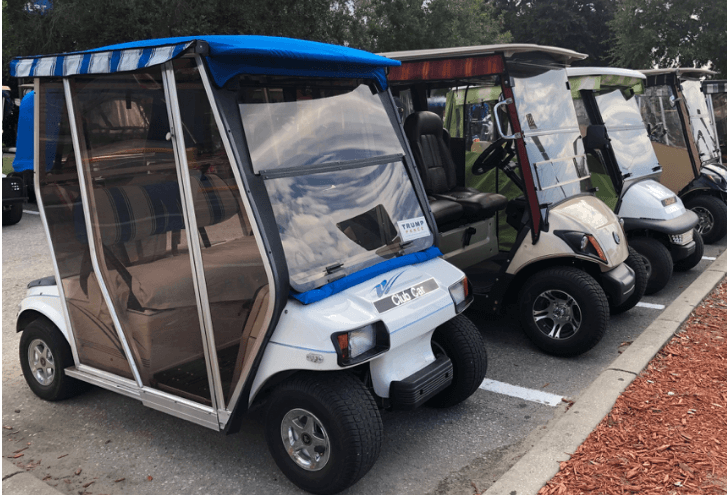 Golf cart accident