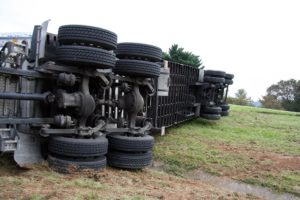 semi truck intersection accident