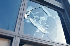 broken window property damage