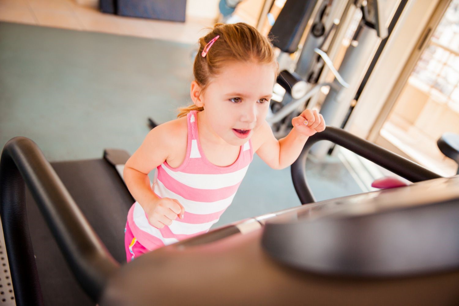Child on a Treadmill
