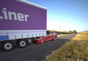 accident with semi truck