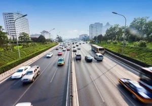 traffic on an interstate