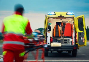 medical emergency requiring an ambulance