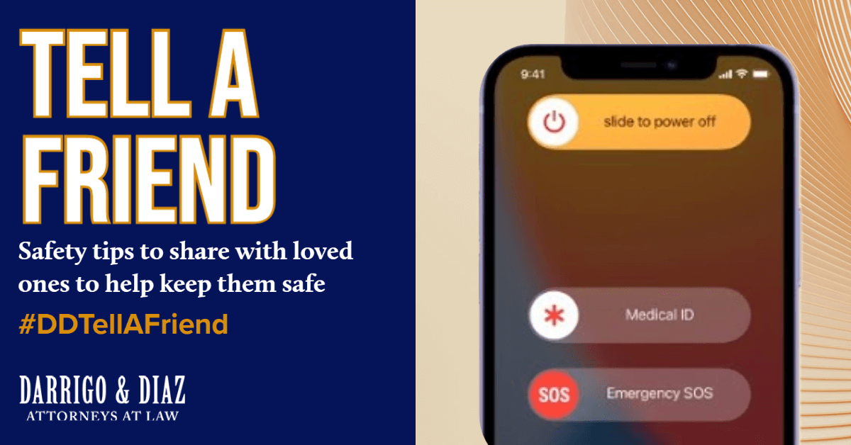 Tell a friend – Safety Tips