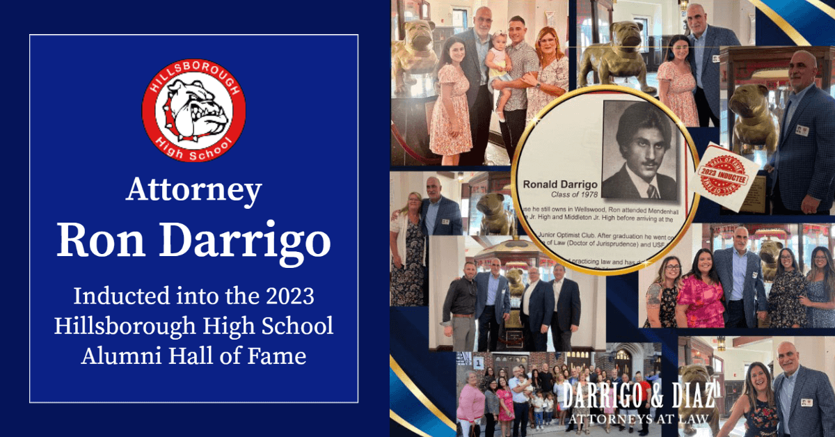 Ron Darrigo inducted into 2023 Hillsborough High School Alumni Hall of Fame