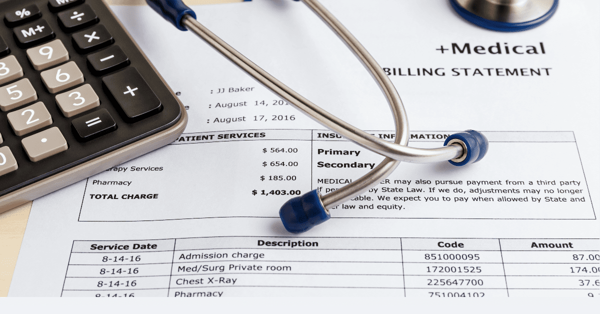 Medical billing statement