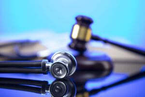 gavel and stethoscope