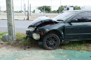 a single car accident