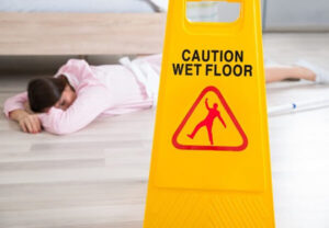 victim of a slip and fall accident 