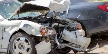 Rear-ended white car with $1,300,000 auto accident result